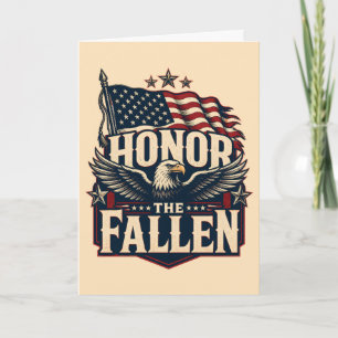 Gedenken an die Gefallenen Memorial Day Karte