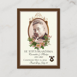 Gedenken an die Heilige Titus Brandsma Platzkarte