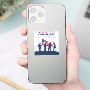 Gedenken an die Helden Amerikas – Veterans Day 202 Aufkleber