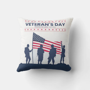 Gedenken an die Helden Amerikas – Veterans Day 202 Kissen