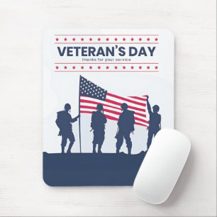 Gedenken an die Helden Amerikas – Veterans Day 202 Mousepad