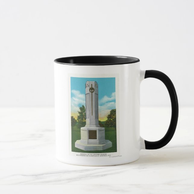 Gedenken an die unbekannte Soldaten-Ansicht Tasse (Rechts)
