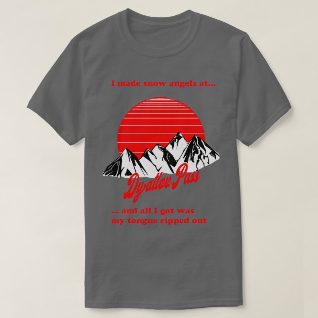 Gedenken an Dyatlov T-Shirt (Design vorne)