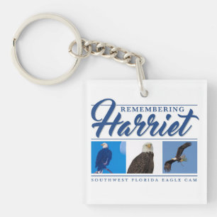 Gedenken an Harriet - SWFL Eagle Cam Schlüsselanhänger