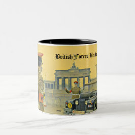 Gedenkfeier der Berliner Brigade-Tasse Zweifarbige Tasse