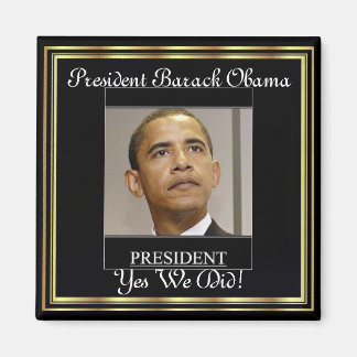 Gedenkfeier des PRÄSIDENTEN OBAMA Magnet