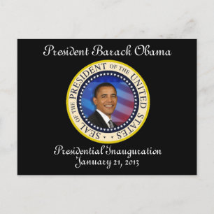 Gedenkfeier des PRÄSIDENTEN OBAMA Postkarte