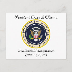 Gedenkfeier des PRÄSIDENTEN OBAMA Postkarte