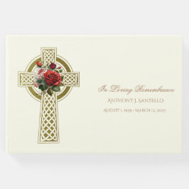 Gedenkfeier für die Celtic Cross Irish Rose Gästebuch