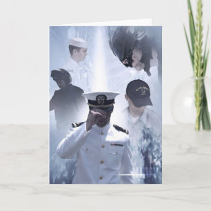 Gedenkfeier und Mitteilungskarten der Marine