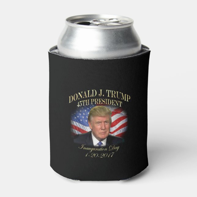 Gedenkfeier von Präsident Donald Trump Dosenkühler (Kanne Vorderseite)