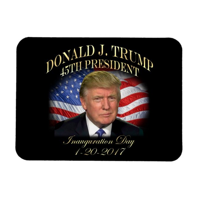 Gedenkfeier von Präsident Donald Trump Magnet (Horizontal)