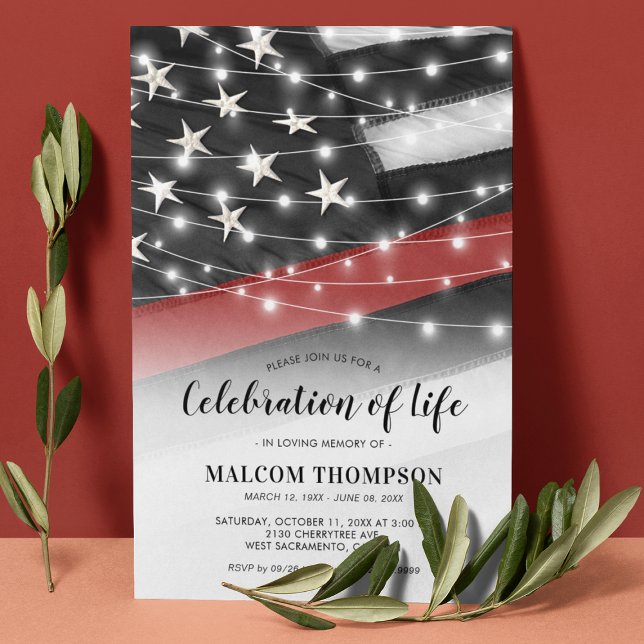 Gedenkfeier zum Feuerwehrmann Einladung (Von Creator hochgeladen)