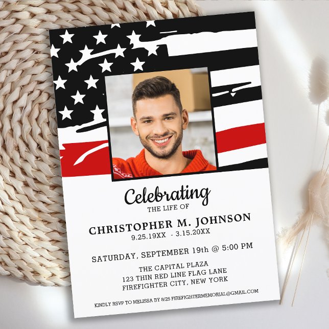 Gedenkfeier zum Feuerwehrmann Einladung (Von Creator hochgeladen)