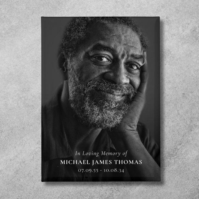 Gedenkfeier zum Foto Button (Photo Memorial Button)