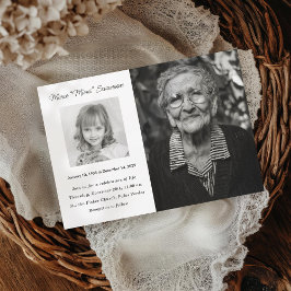 Gedenkfeier zum Foto des Lebens Ankündigung