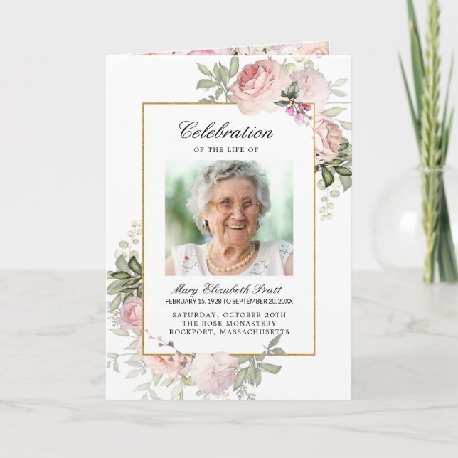 Gedenkfeier zum Foto Programm (Vorderseite)