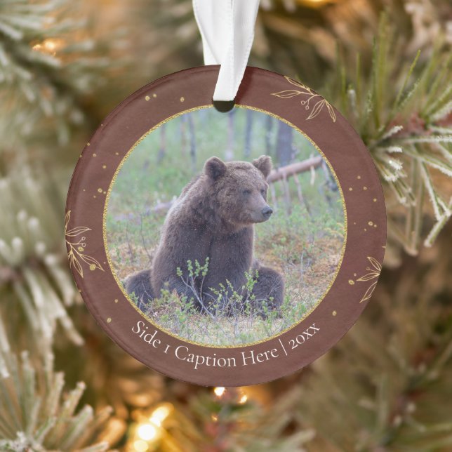 Gedenkfeier zum Foto Wildtiere Ornament (Baum)