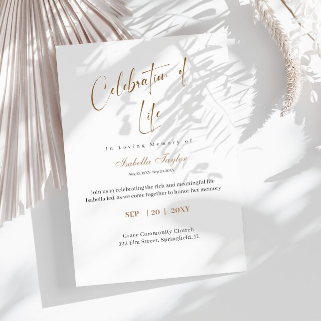 Gedenkfeier zum Jahrestag des Todes Einladung (Von Creator hochgeladen)