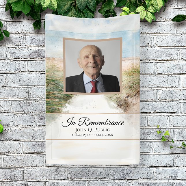 Gedenkfeier zur Beerdigung des Lebens am Strand Banner (Von Creator hochgeladen)