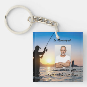 Gedenkfoto-Feier des Lebens Andenken Schlüsselanhänger