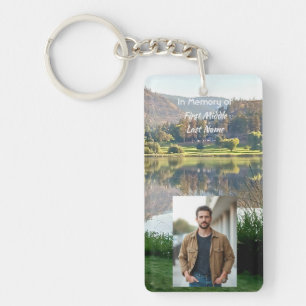 Gedenkfoto-Gebets-Golfplatz-Teich-See-Natur Schlüsselanhänger