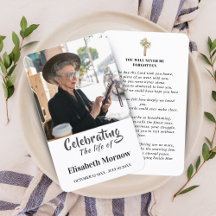 Gedenkfoto-Memorial-Gebetskarte