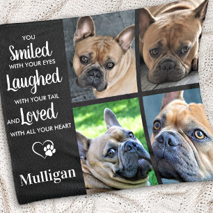 Gedenkgedicht an den Haustiere Personalisierter Hu Fleecedecke