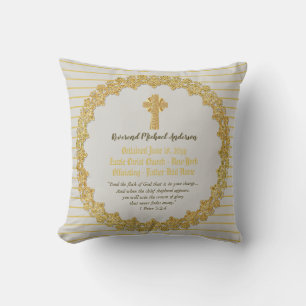 Gedenkgeschenk ORDINATION Priester Pastor Kissen