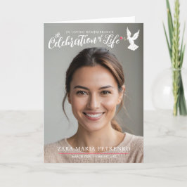 Gedenkgottesdienst Beerdigung Rosa Rosa Rosa Foto Programm