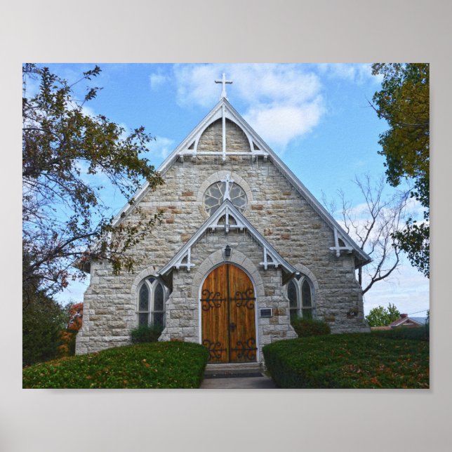 Gedenkkapelle Fort Leavenworth, Kansas Poster (Vorne)