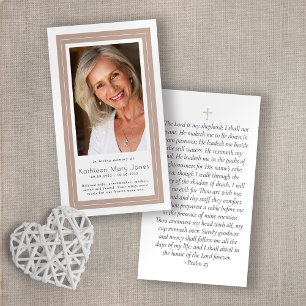 Gedenkkarte Boho Frame