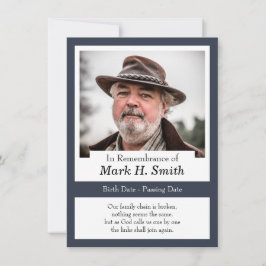 Gedenkkarte Dankeskarte