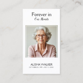 Gedenkkarte des Lavendels Visitenkarte