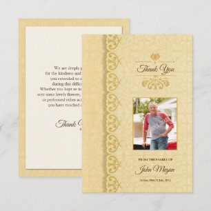 Gedenkkarte Einladung