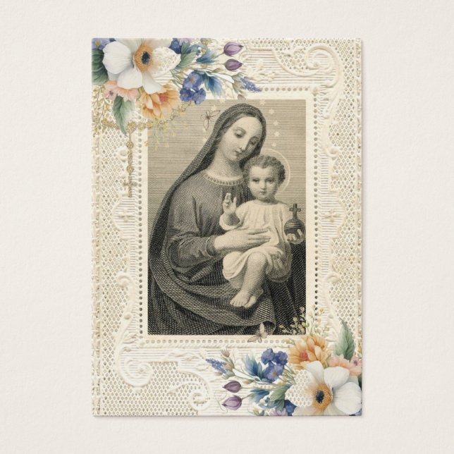 Gedenkkarte für das katholische Beerdigungsgebet (Vorderseite)