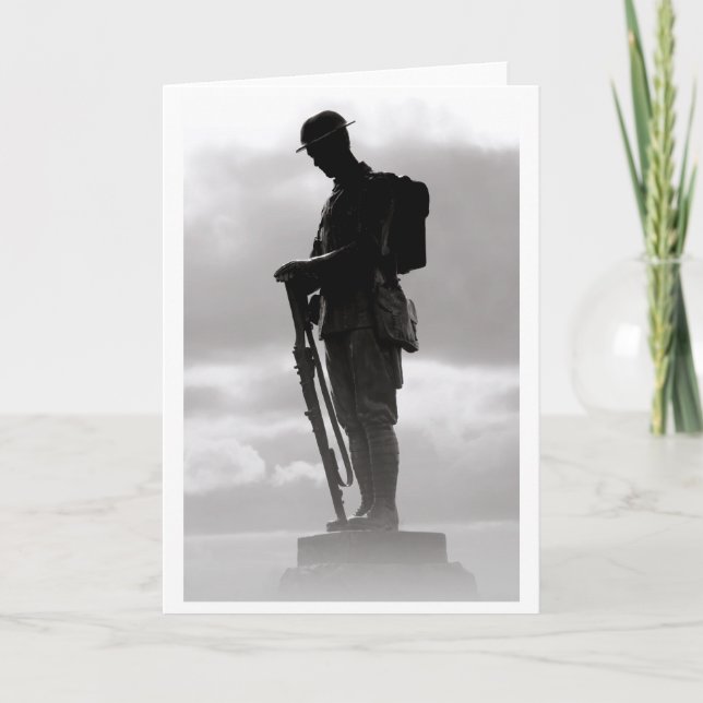 Gedenkkarte für den 1. Weltkrieg Karte (Vorderseite)