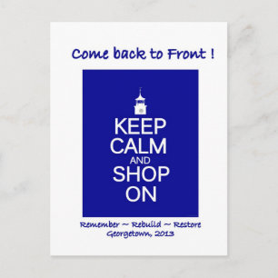Gedenkkarte Shop Georgetown SC Postkarte