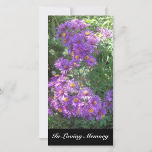 Gedenkkarten "Purple Flowers"