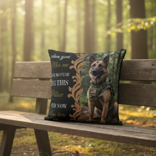 Gedenkkissen für Deutschen Schäferhund Umarme Dies Kissen