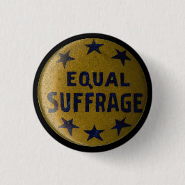 Gedenkknopf des historischen Suffragette-Buttons Button