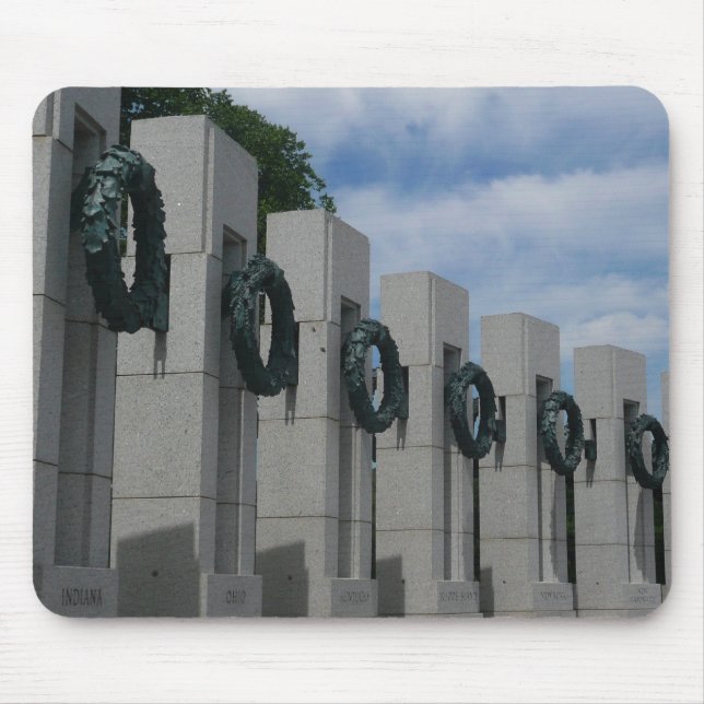 Gedenkkräne des Zweiten Weltkriegs I Mousepad (Vorne)