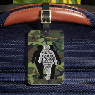 Gedenkluggageanhänger für Veteranen Gepäckanhänger