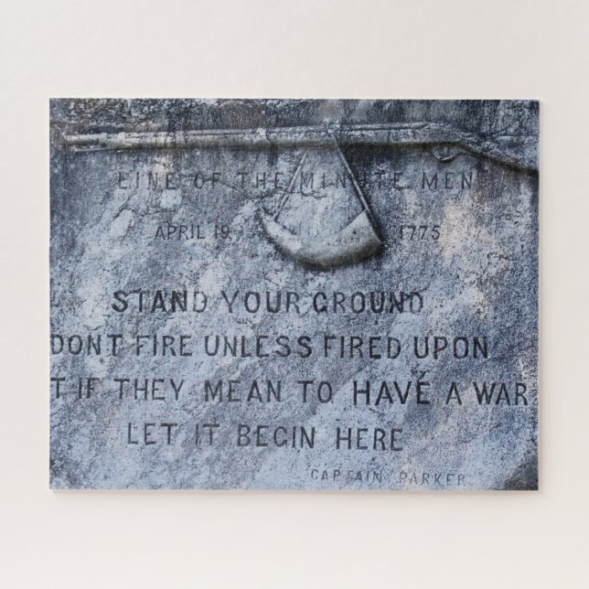 Gedenkpest Lexington Massachusetts (Horizontal)