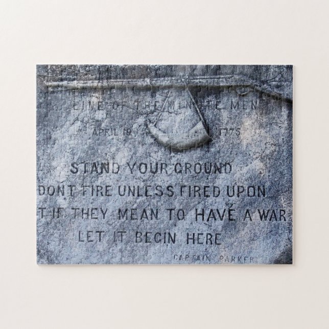 Gedenkpest Lexington Massachusetts (Horizontal)