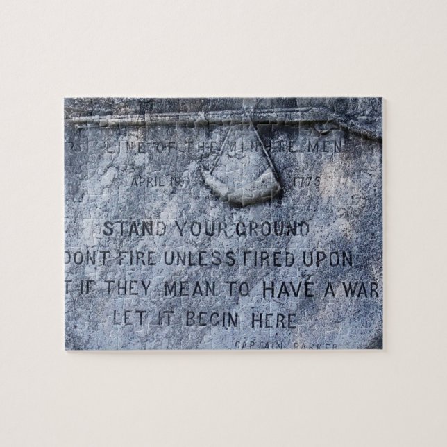 Gedenkpest Lexington Massachusetts (Horizontal)