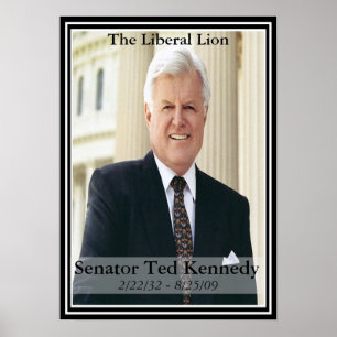 Gedenkplakat Edward Kennedy Poster