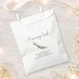 Gedenkrosemary Seed Beerdigung Geschenktütchen