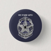Gedenkschaltfläche der Polizeibeamten von Dallas