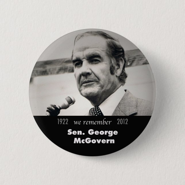 Gedenkschaltfläche George McGovern Button (Vorderseite)